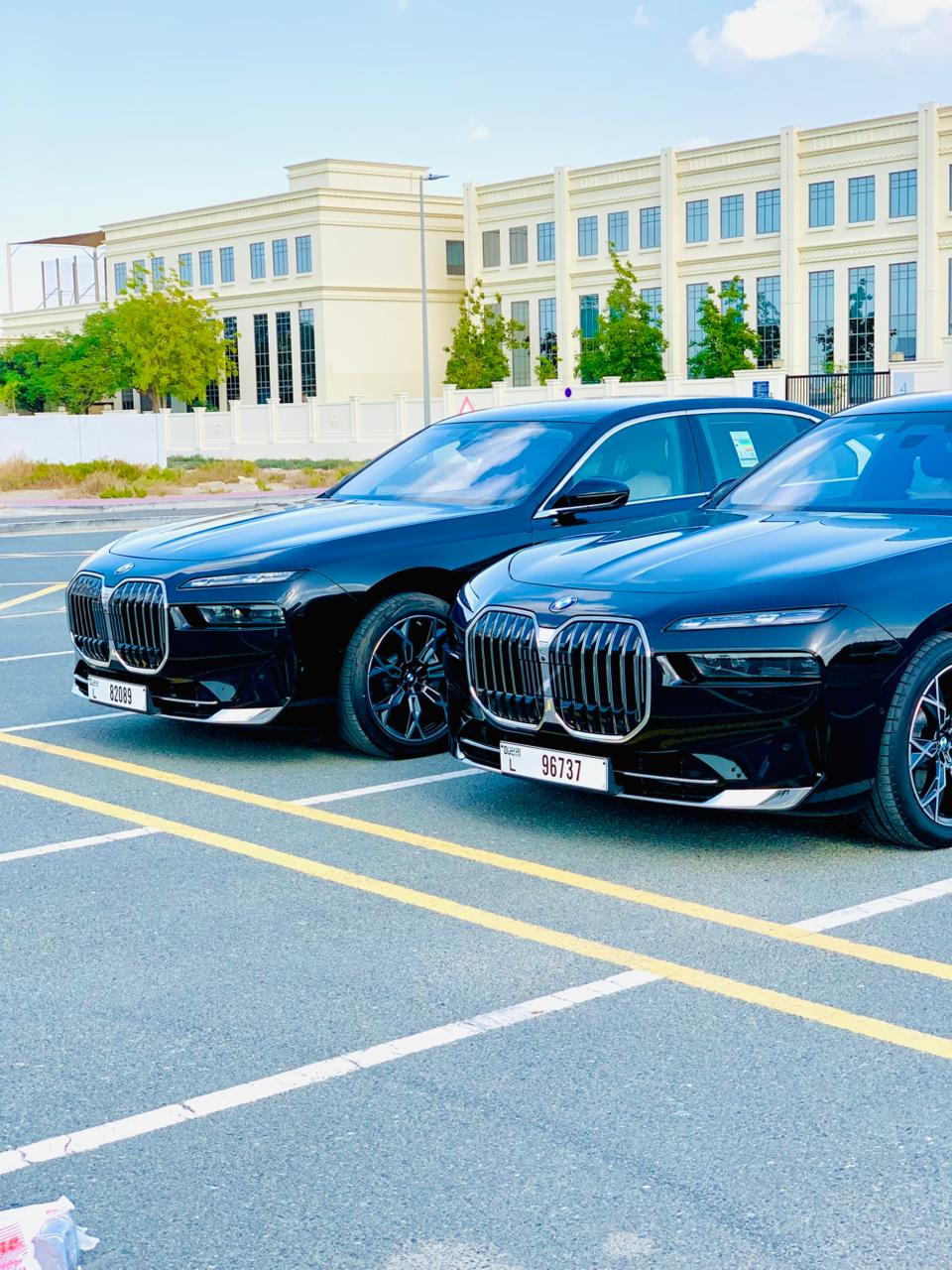 Red Carpet Limousine BMW 7 Series fleet in Dubai